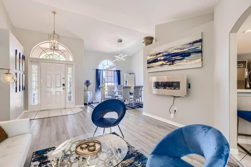 New Modern Relaxing 4 Bedroom Pool Villa Near Disney'S Parks Davenport Bagian luar foto